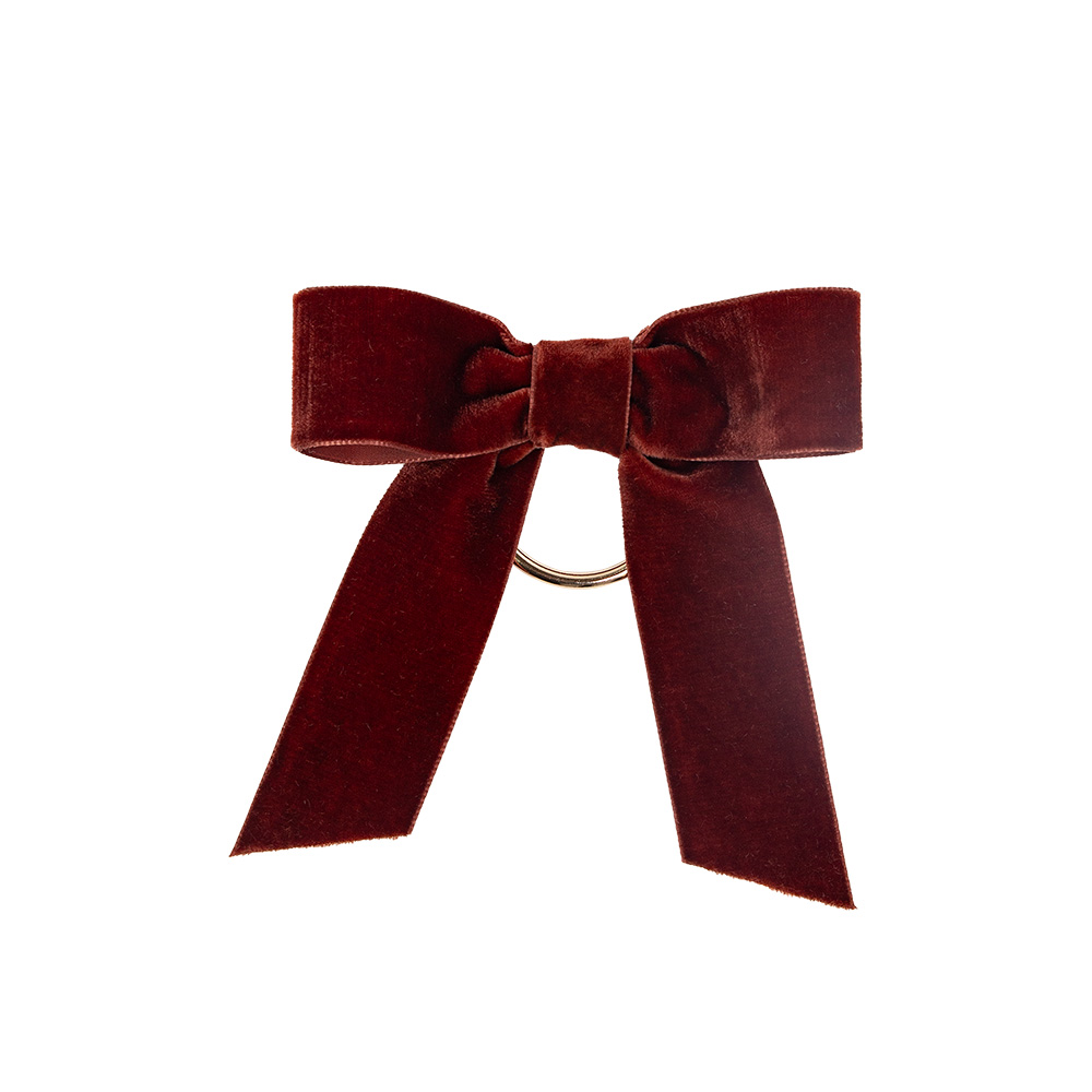 4er Set Serviettenring SAMTSCHLEIFE VELVET havanna 4er Set Serviettenring SAMTSCHLEIFE VELVET havanna