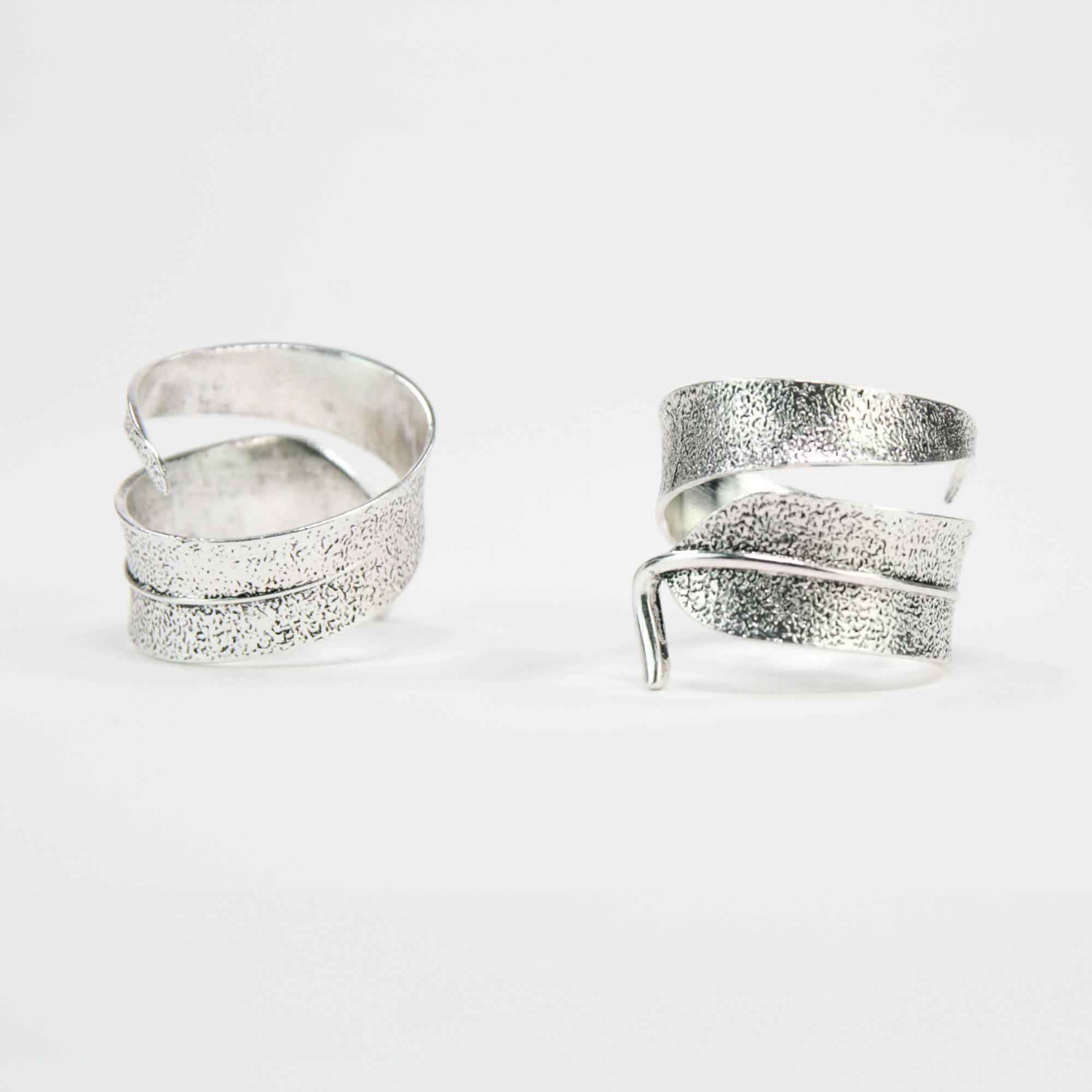 serviettenringe-silber-eukalyptus-05 Serviettenringe silber EUKALYPTUS, 4er Set