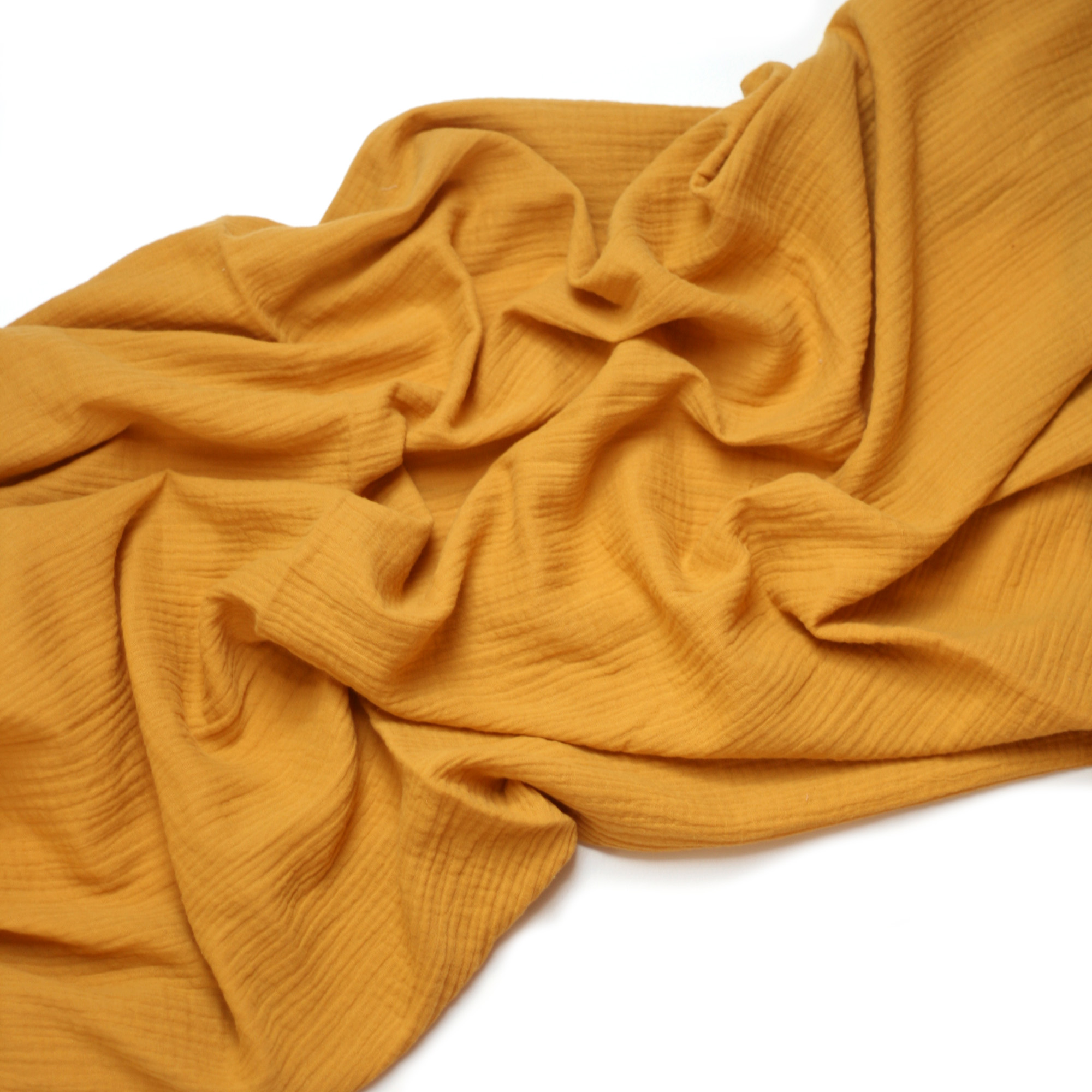 silk-and-linen-musselin-tischlaeufer-senf-table-runner-mustard-1 Musselin Tischläufer SENFGELB | mustard - 40 x 250 cm