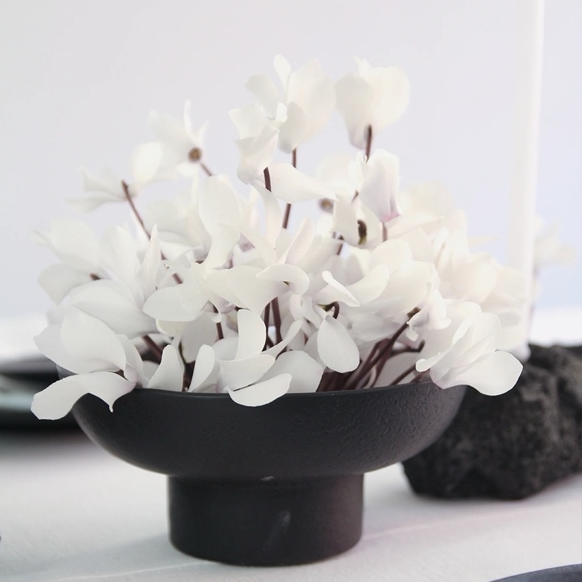 Steckschale IKEBANA, 3-tlg., schwarz Steckschale IKEBANA, 3-tlg., schwarz