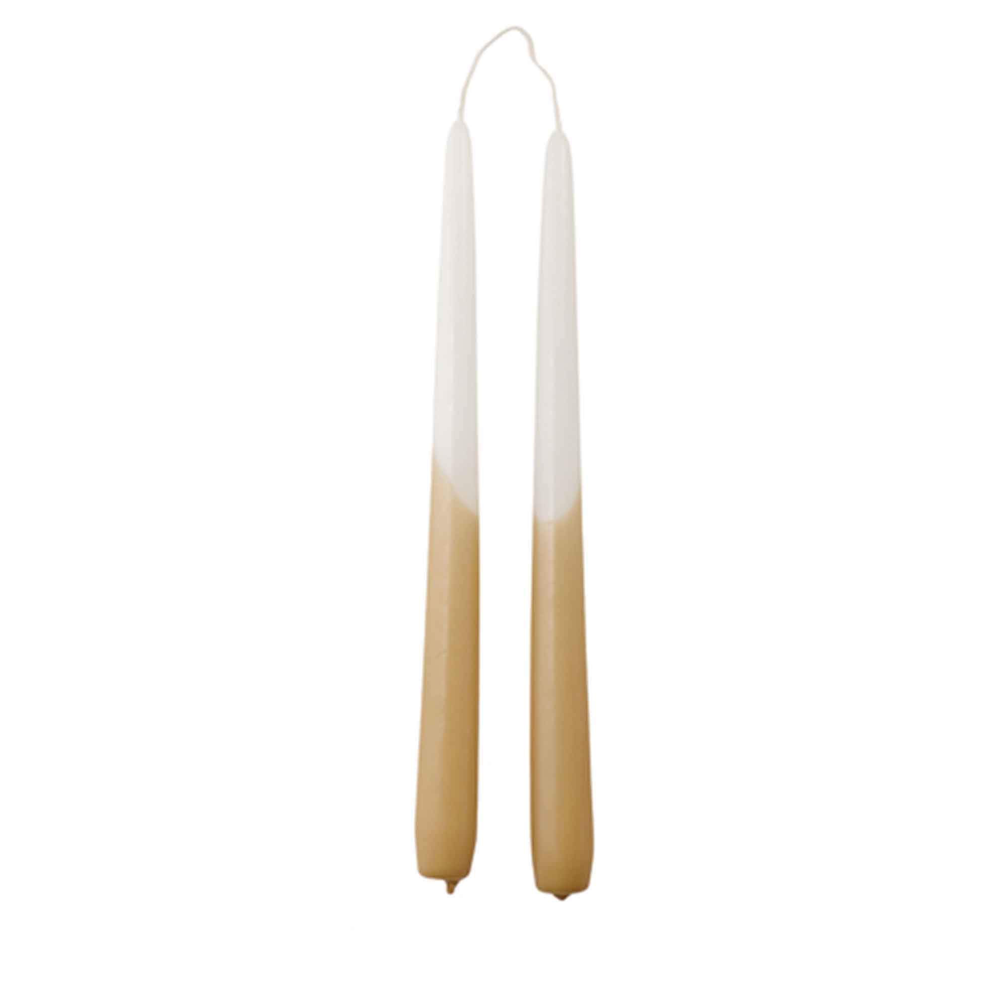 rustik-lys-dip-dye-spitzkerzen-sand-1 Dip Dye Spitzkerzen SAND - 2 Stk.