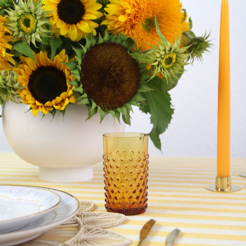 klimchi-hobnail-glas-bernstein-sonnenblume-mood-1 Klimchi Hobnail Glas bernstein Sonnenblume Mood-1