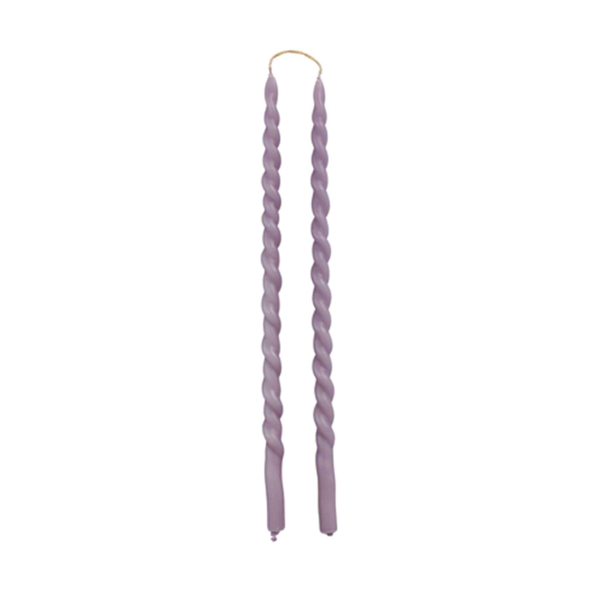 Dünne Stabkerzen TWIST lavendel - 2 Stk., 1,2 x 30 cm Dünne Stabkerzen TWIST lavendel - 2 Stk., 1,2 x 30 cm