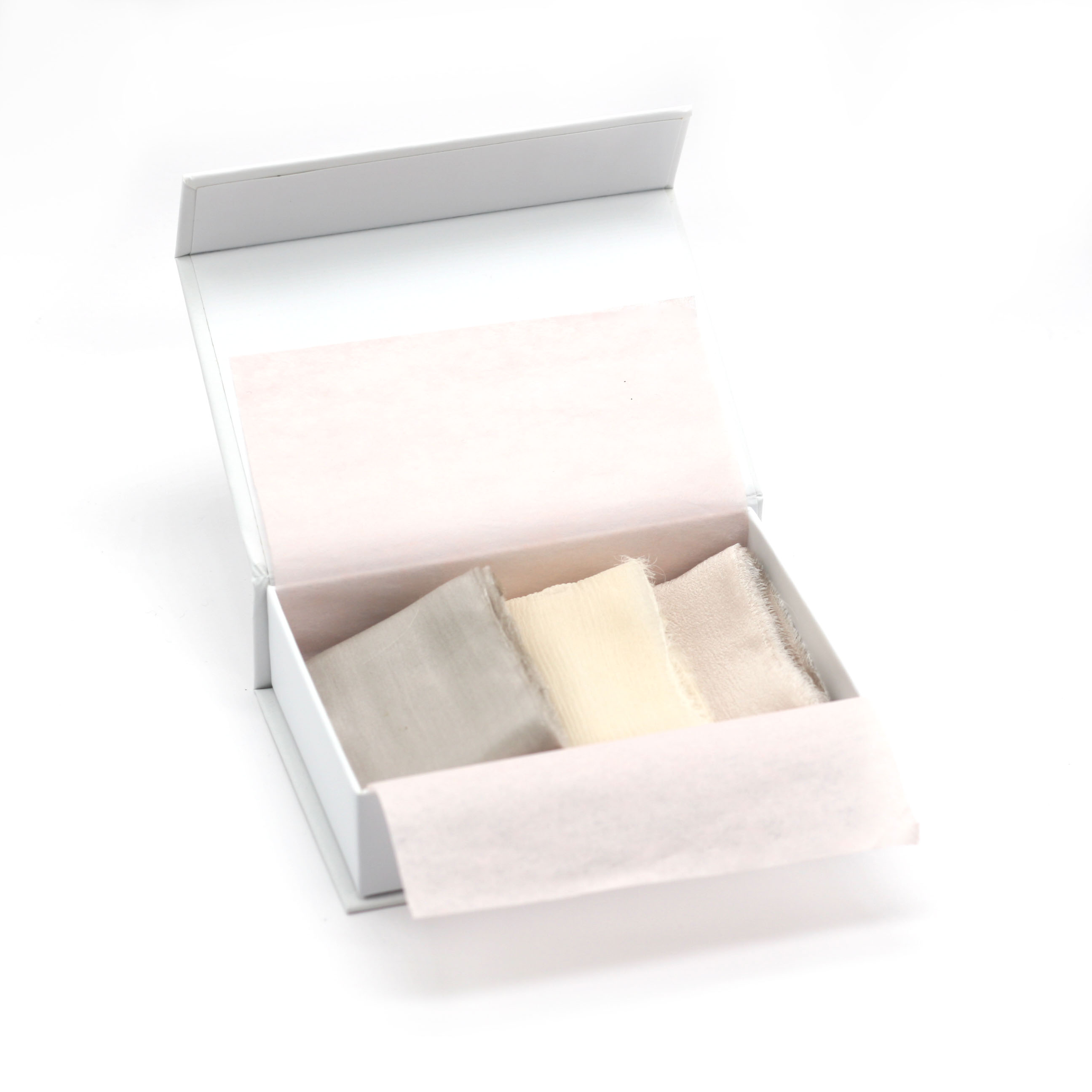 Seidenband Set für den Brautstrauß NEUTRALS