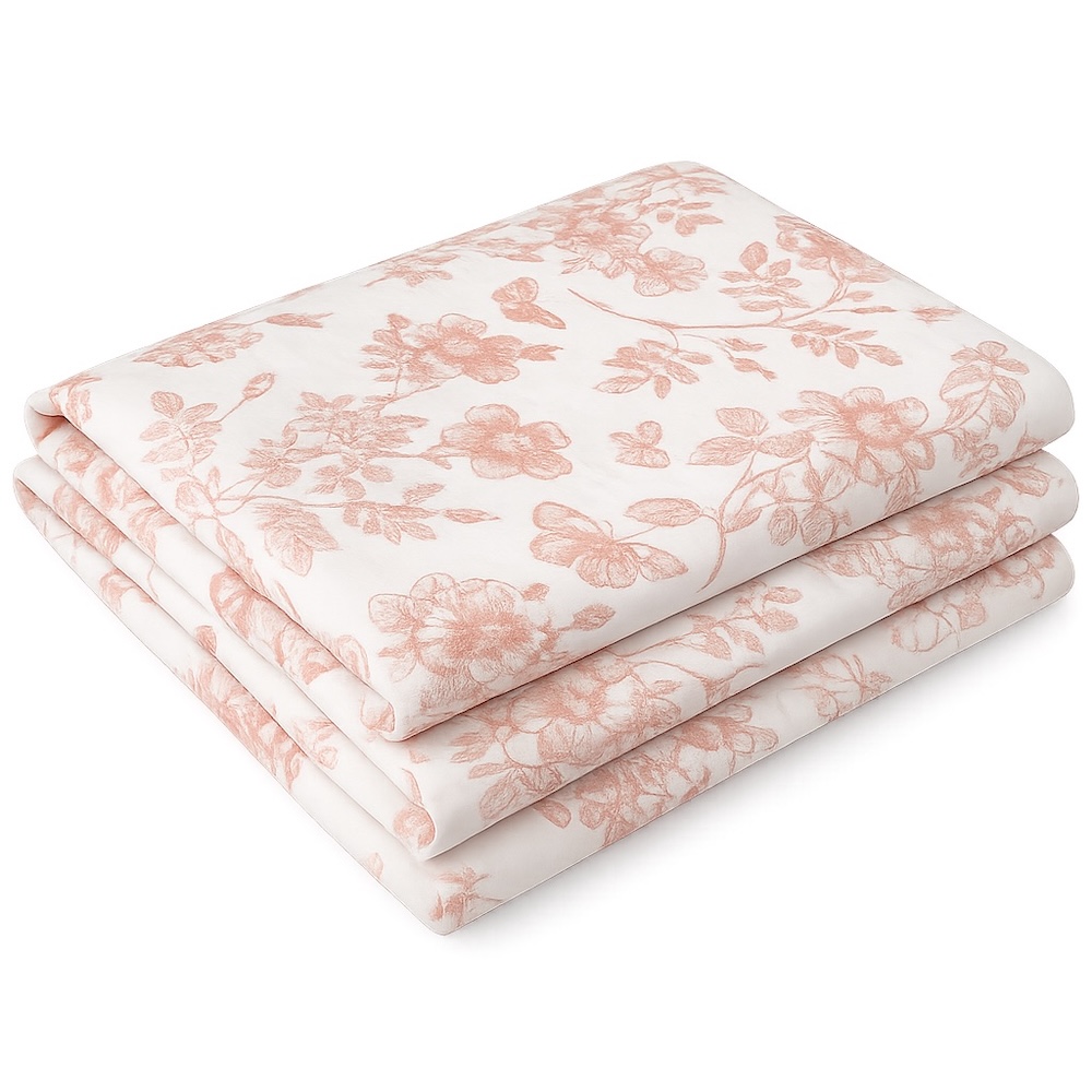 Leinentischdecke FRENCH COUNTRYSIDE rose | french rosé - rund 330 cm
