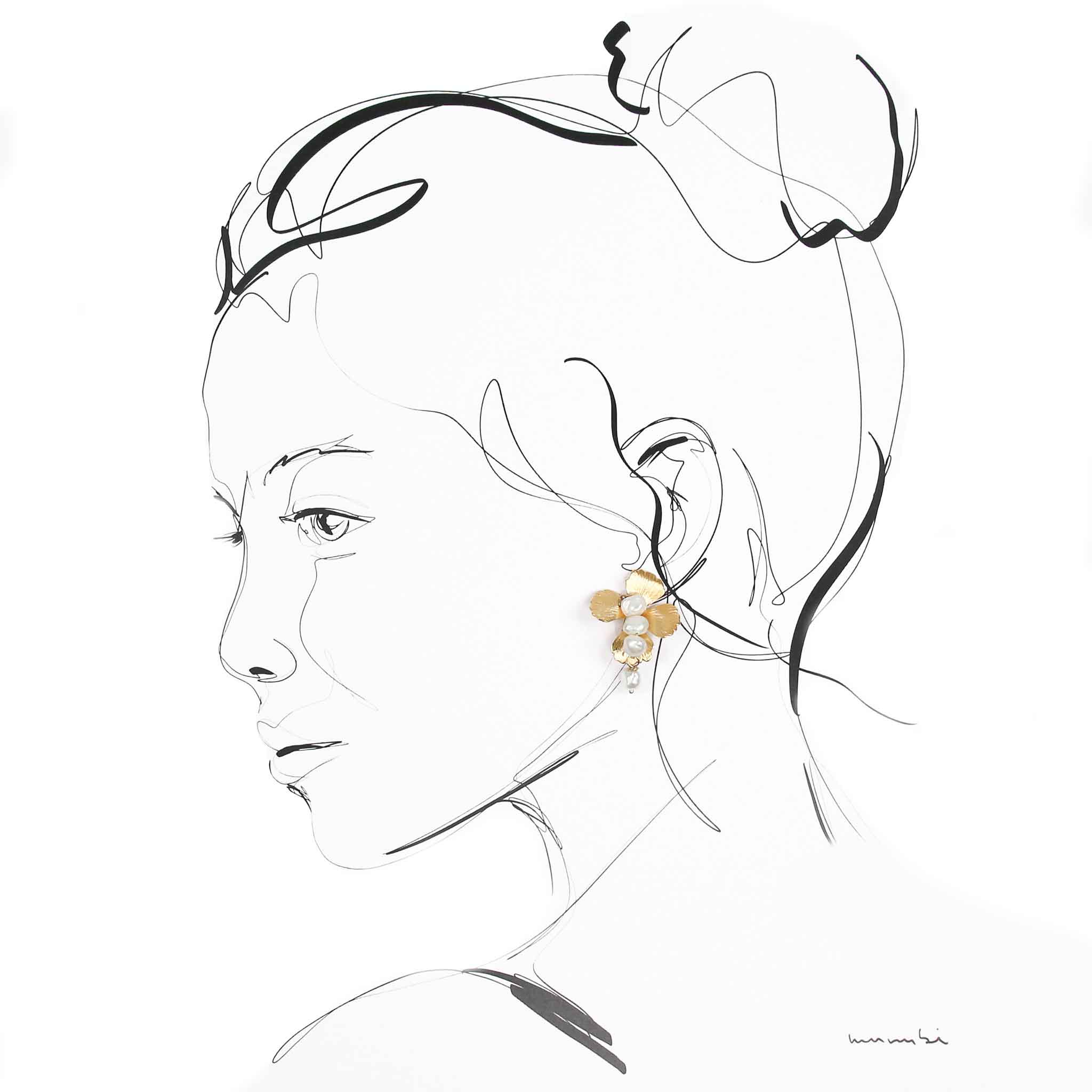 maison-sabben-mirabelle-pearl-gold-ohrringe-earrings-1 Maison SABBEN Ohrringe MIRABELLE PEARL