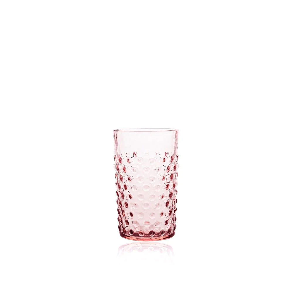 Klimchi Hobnail Gläser rosa